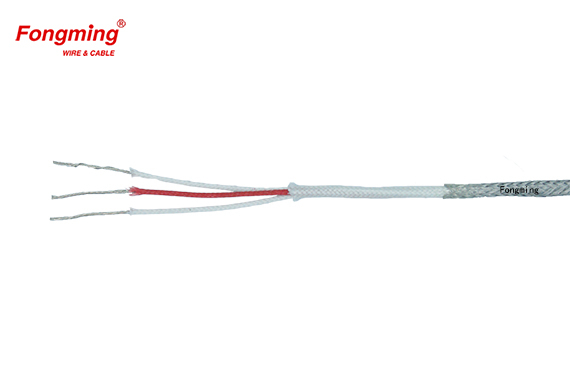 Fiberglass Braid Shield PT100 Wire